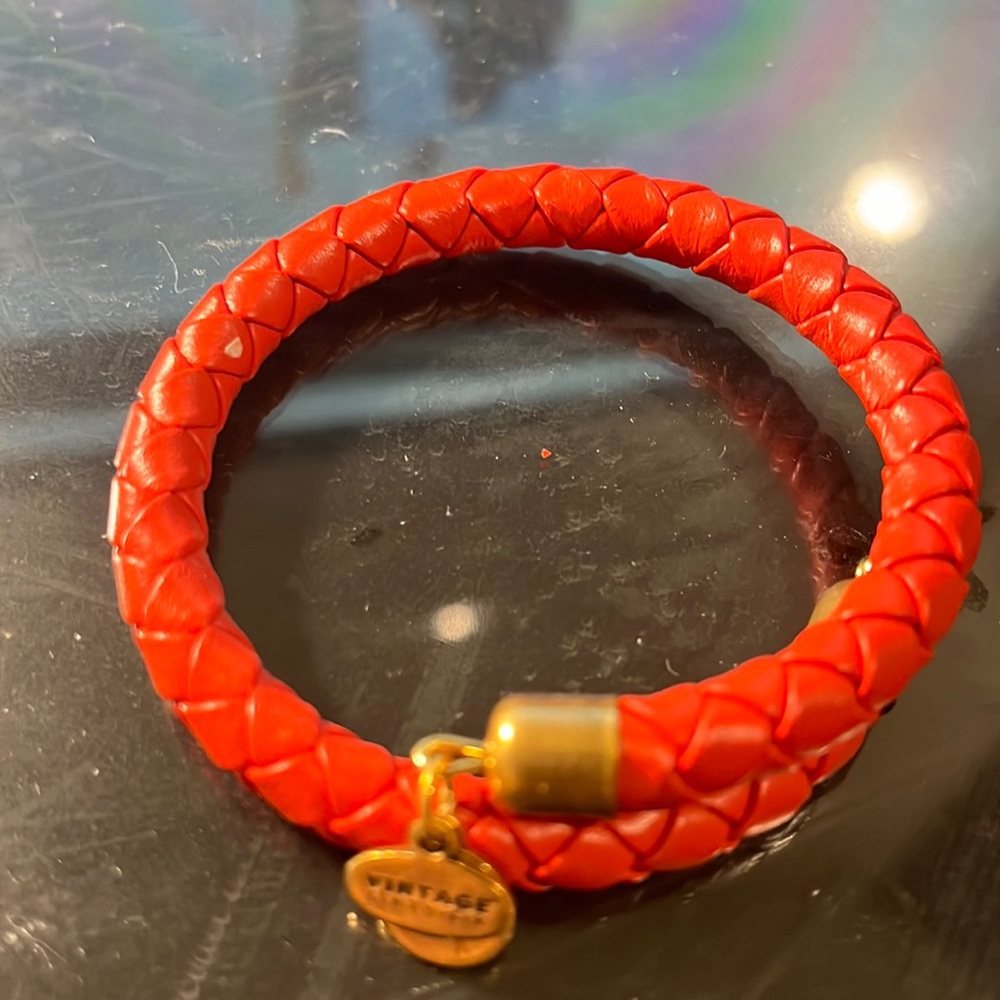 Alex & Ani leather bracelet